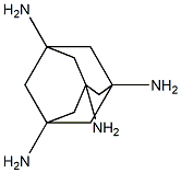 1,3,5,7-テトラアミノアダマンタン 化学構造式