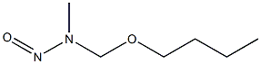 N-Butoxymethyl-N-nitrosomethylamine 结构式