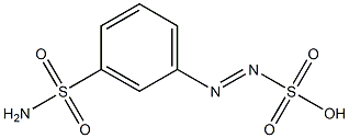 m-Sulfamoylbenzenediazosulfonic acid Structure