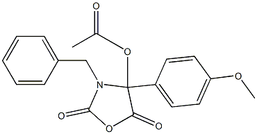  4-Acetoxy-3-benzyl-4-(4-methoxyphenyl)oxazolidine-2,5-dione