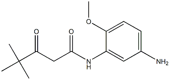 N-(5-Amino-2-methoxyphenyl)-4,4-dimethyl-3-oxovaleramide Structure