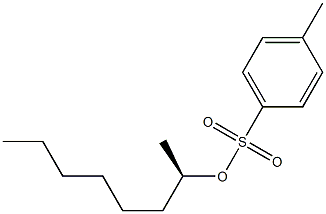 (-)-p-Toluenesulfonic acid (R)-1-methylheptyl ester Structure
