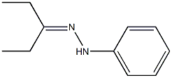 1-Phenyl-2-(pentan-3-ylidene)hydrazine Structure