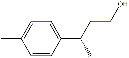 [S,(+)]-3-(p-Tolyl)-1-butanol Structure