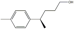 [R,(-)]-4-p-Tolyl-1-pentanol Struktur