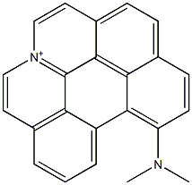 N,N-Dimethyl-2a-azoniabenzo[ghi]perylen-8-amine Structure