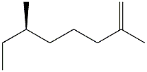 [R,(-)]-2,6-Dimethyl-1-octene 结构式