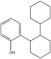 2-(2-Cyclohexylcyclohexyl)phenol,,结构式
