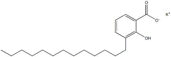 3-Tridecyl-2-hydroxybenzoic acid potassium salt