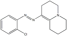 1-(2-Chlorophenylazo)-2,3,6,7,8,9-hexahydro-4H-quinolizine Structure