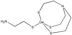 1-(2-Aminoethylthio)-2,8,9-trithia-5-aza-1-germabicyclo[3.3.3]undecane,,结构式