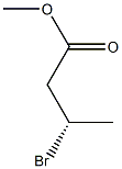 [S,(+)]-3-Bromobutyric acid methyl ester 结构式