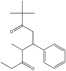 2,2,6-Trimethyl-5-phenyl-3,7-nonanedione 结构式