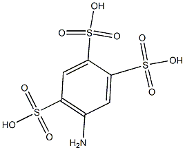 5-Amino-1,2,4-benzenetrisulfonic acid Structure