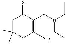 2-[(Diethylamino)methyl]-3-amino-5,5-dimethyl-2-cyclohexene-1-thione