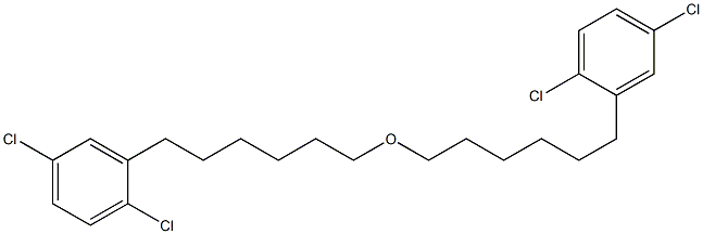 2,5-Dichlorophenylhexyl ether Structure
