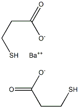 Bis(3-mercaptopropionic acid)barium salt Structure