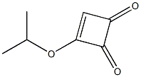3-Isopropoxy-3-cyclobutene-1,2-dione 结构式