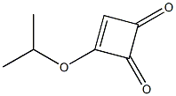 3-Isopropoxy-3-cyclobutene-1,2-dione,,结构式