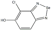 4-Chloro-2,1,3-benzoselenadiazol-5-ol,,结构式