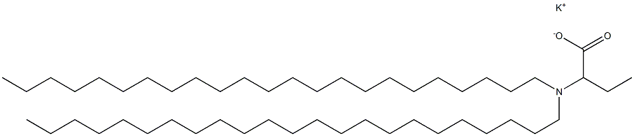 2-(Ditricosylamino)butyric acid potassium salt Struktur