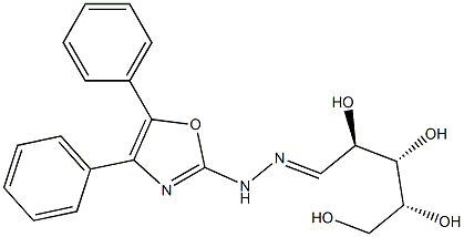 D-Arabinose (4,5-diphenyloxazol-2-yl)hydrazone,,结构式