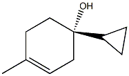 [S,(+)]-1-Cyclopropyl-4-methyl-3-cyclohexene-1-ol Structure