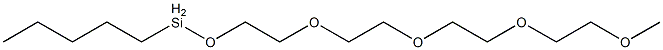 Pentyl[2-[2-[2-(2-methoxyethoxy)ethoxy]ethoxy]ethoxy]silane Structure