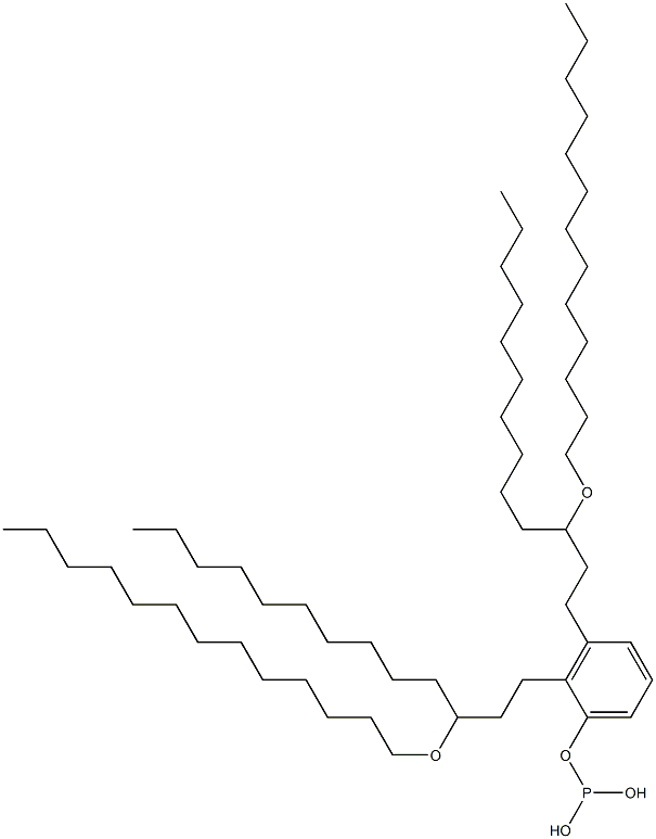 Phosphorous acid bis[3-(tridecyloxy)tridecyl]phenyl ester