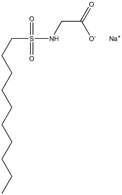 N-Decylsulfonylglycine sodium salt Struktur
