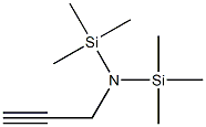 (2-Propynyl)bis(trimethylsilyl)amine,,结构式