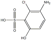 3-Amino-2-chloro-6-hydroxybenzenesulfonic acid,,结构式