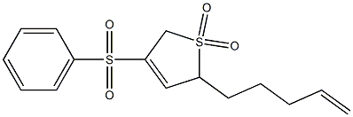 2,5-Dihydro-2-(4-pentenyl)-4-phenylsulfonylthiophene 1,1-dioxide