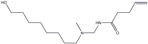 N-[[N-(8-Hydroxyoctyl)-N-methylamino]methyl]-4-pentenamide Structure