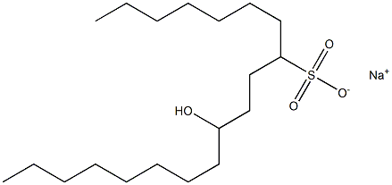  11-Hydroxynonadecane-8-sulfonic acid sodium salt