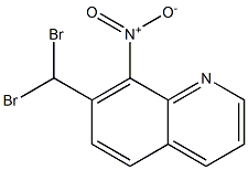 8-Nitro-7-dibromomethylquinoline 结构式