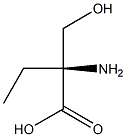 [S,(-)]-2-Amino-2-hydroxymethylbutyric acid Structure