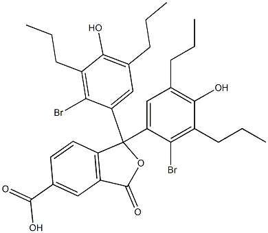  1,1-Bis(2-bromo-4-hydroxy-3,5-dipropylphenyl)-1,3-dihydro-3-oxoisobenzofuran-5-carboxylic acid