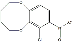 (2,3,4,5-Tetrahydro-7-chloro-8-nitro-1,6-benzodioxocin)