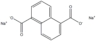 1,5-ナフタレンジカルボン酸ジナトリウム 化学構造式