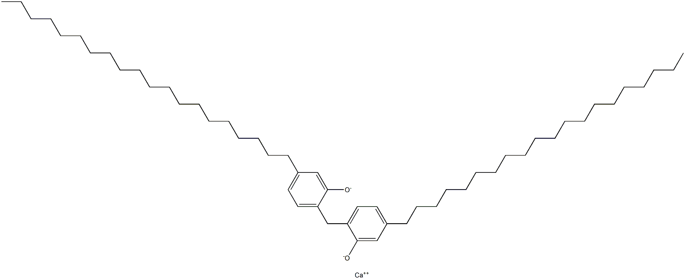 Calcium 2,2'-methylenebis(5-icosylphenoxide) Structure