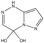 1,4-Dihydropyrazolo[5,1-c][1,2,4]triazine-4,4-diol Structure