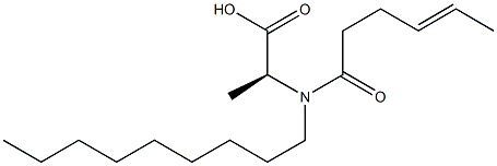 N-(4-Hexenoyl)-N-nonylalanine