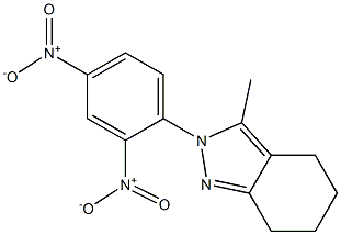 2-(2,4-Dinitrophenyl)-4,5,6,7-tetrahydro-3-methyl-2H-indazole