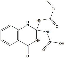 N,N'-[(4-Oxo-1,2,3,4-tetrahydroquinazoline)-2,2-diyl]bis(carbamic acid methyl) ester