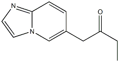 6-(2-Oxobutyl)imidazo[1,2-a]pyridine,,结构式