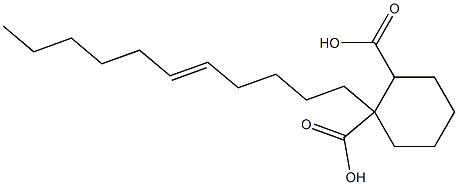 Cyclohexane-1,2-dicarboxylic acid hydrogen 1-(5-undecenyl) ester Structure