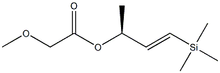 Methoxyacetic acid [(S,E)-1-(trimethylsilyl)-1-buten-3-yl] ester 结构式