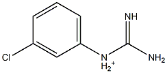  1-[3-Chlorophenyl]guanidinium