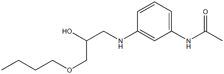  3'-[(2-Hydroxy-3-butoxypropyl)amino]acetanilide